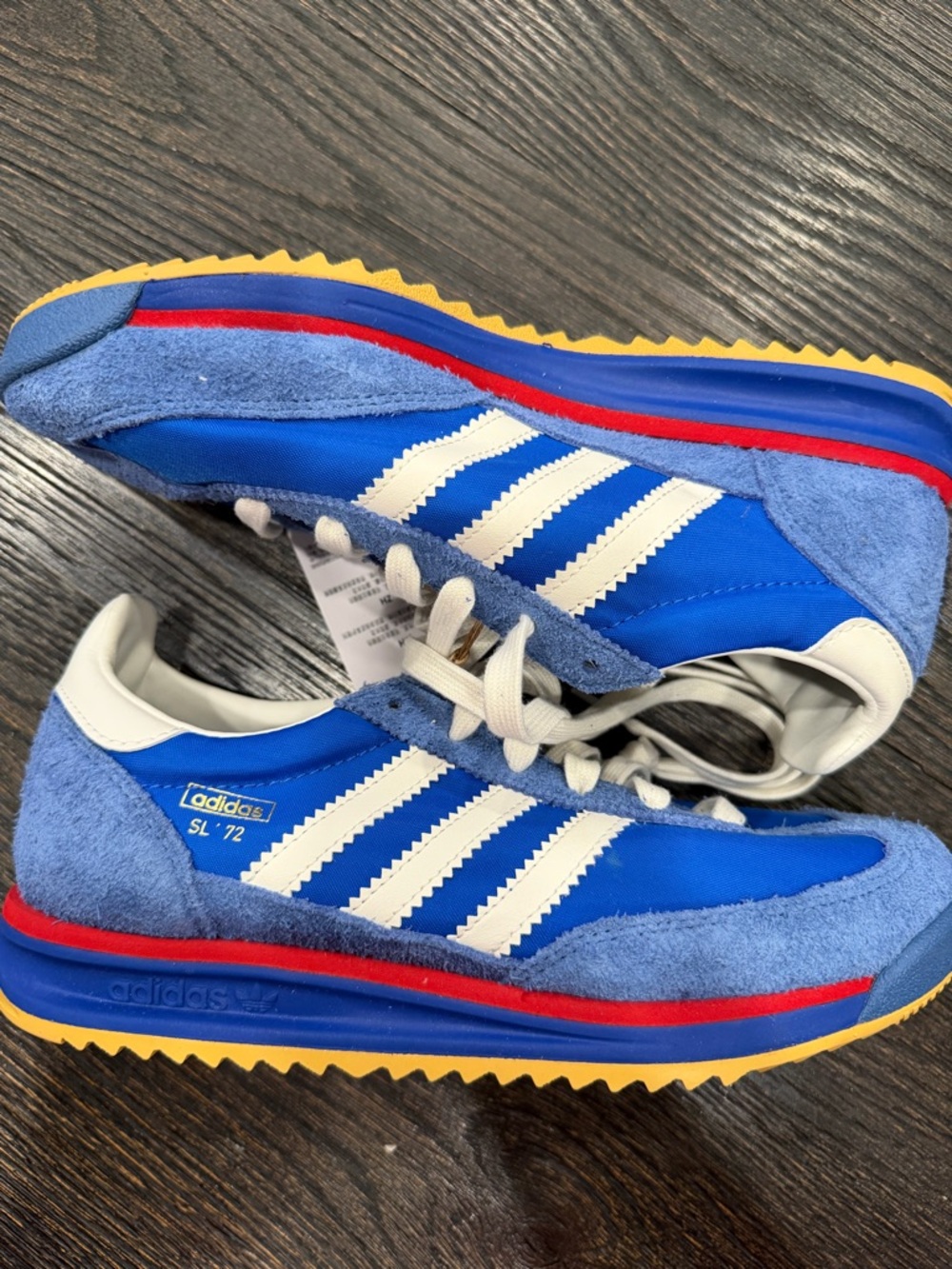 adidas SL 72 RS Low Blue Scarlet - men’s 6 new